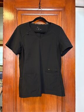 Cherokee Black Scrub Top